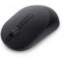 Dell MS300 - Mouse - full size - right and left-handed - optical LED - 3 buttons - wireless - 2.4 GHz - black - retail - box - with 3 years Next Business Day Advanced Exchange Service