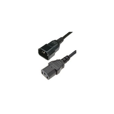 HPE Jumper Cord - Power cable - IEC 60320 C13 to IEC 60320 C14 - AC 250 V - 10 A - 1.37 m - grey - Worldwide - for Apollo 4510 Gen9; Modular Smart Array P2000 G3; ProLiant DL360 G7, DL360p Gen8 - 0