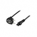 MicroConnect - Power cable - IEC 60320 C5 to CEE 7/7 (M) angled - 10 m - black