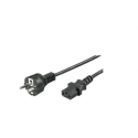 MicroConnect - Power cable - IEC 60320 - 10 m - black