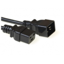 MicroConnect - Power cable - IEC 60320 C19 to IEC 60320 C20 - 16 A - 3 m - black