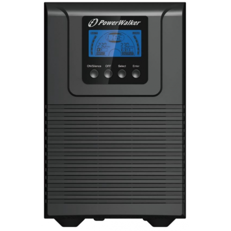 PowerWalker VFI 1000 TG - UPS - 900 Watt - 1000 VA - 9 Ah - RS-232, USB - output connectors: 4 - 0