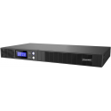 PowerWalker VI 500 R1U - UPS (rack-mountable) - AC 165-290 V - 300 Watt - 500 VA - 7 Ah - RS-232, USB - output connectors: 4 - 1U - 19"