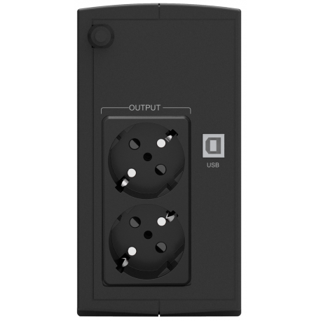 PowerWalker Basic VI 650 SB - UPS - AC 162-290 V - 360 Watt - 650 VA - 5 Ah - USB - output connectors: 2 - 2