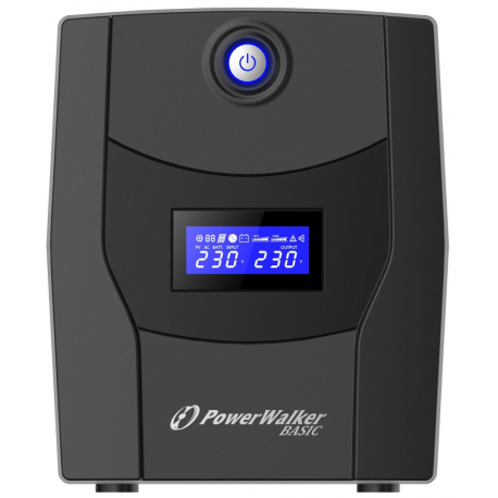 PowerWalker Basic VI 1500 STL - UPS - AC 162-290 V - 900 Watt - 1500 VA - 7.2 Ah - USB - output connectors: 4 - 1