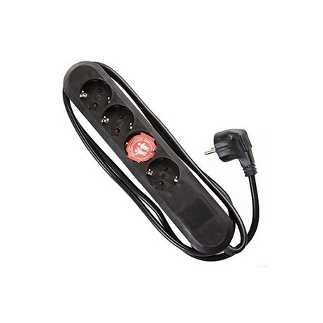 Bachmann SMART - Power strip - output connectors: 4 - 1.5 m - Germany - black - 0