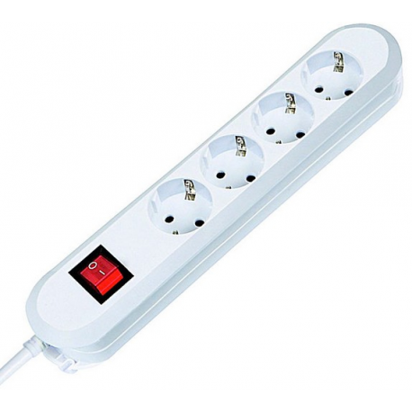 Bachmann SMART - Power strip - output connectors: 4 (CEE 7 / 7) - 1.5 m - white - 0
