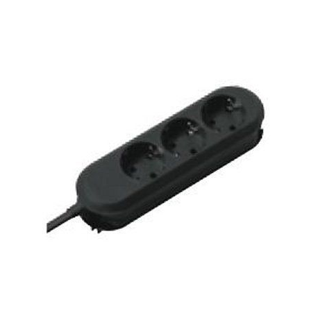Bachmann SMART - Power strip - AC 250 V - output connectors: 3 - 1.5 m - Germany - black - 0