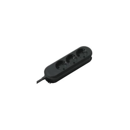 Bachmann SMART - Power strip - output connectors: 3 (CEE 7 / 4) - 3 m - Germany - black - 0