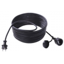 Bachmann H07RN-F3G - Power cable - AC 250 V - 5 m - black - Germany