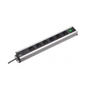 Bachmann Tradesman's strip - Power strip - output connectors: 6 - 2 m cord - black