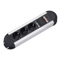 Bachmann PRIMO - Power strip - output connectors: 3 (CEE 7 / 4) - 1.8 m - Germany - black