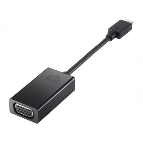 HP - External video adapter - USB-C - D-Sub - black - for Victus by HP Laptop 16; EliteBook 830 G6; Pavilion Plus Laptop 14; ZBook 17 G6, Create G7 - 2