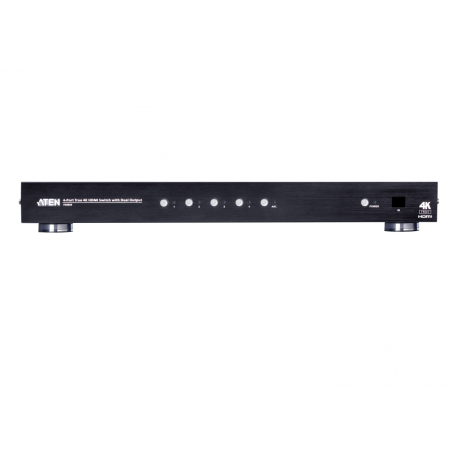 ATEN VS482B - Video / audio switch - 4 x HDMI - desktop, rack-mountable - 2