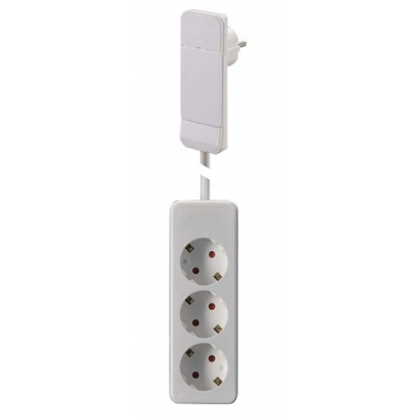Bachmann SmartPlug - Power strip - output connectors: 3 - 1.6 m - white - 0
