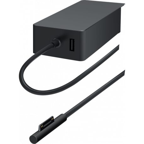 Microsoft - Power adapter - 44 Watt - black - commercial - for Surface Laptop, Pro (Mid 2017) - 0