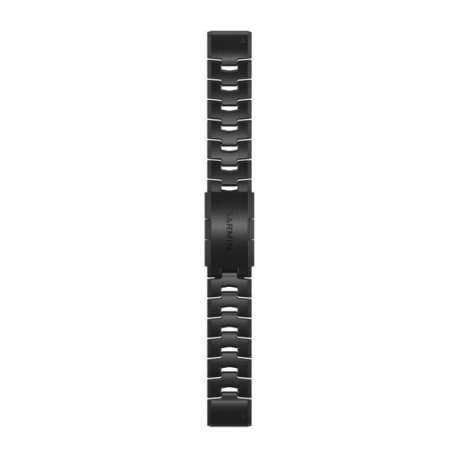 Garmin QuickFit - Strap for smart watch - carbon grey DLC - for fenix 6 Pro, Pro Solar Edition, Sapphire; Instinct Solar - 0