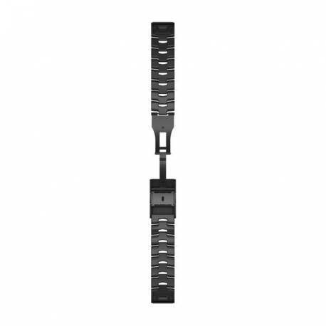 Garmin QuickFit - Strap for smart watch - carbon grey DLC - for fenix 6 Pro, Pro Solar Edition, Sapphire; Instinct Solar - 1