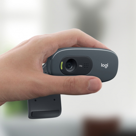 Logitech HD Webcam C270 - Web camera - colour - 1280 x 720 - audio - USB 2.0 - 9