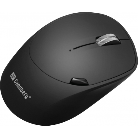 Sandberg Pro - Mouse - optical - 6 buttons - wireless - 2.4 GHz, Bluetooth 4.0, Bluetooth 5.0 - USB wireless receiver - 2