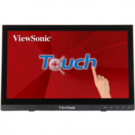 ViewSonic - LED monitor - 16" (15.6" viewable) - touchscreen - 1366 x 768 @ 60 Hz - TN - 190 cd/m² - 500:1 - 12 ms - HDMI, VGA - speakers - 0