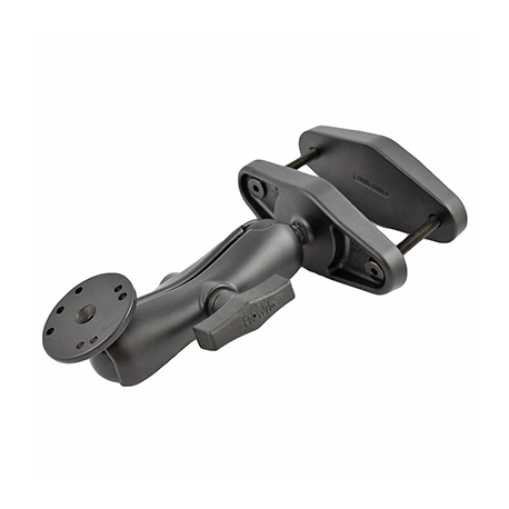 RAM RAM-101U-247-4 - Mounting component (clamp base, double socket arm, round base) - marine grade aluminium - powder coated aluminium - 0