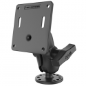 RAM - Mounting kit (mounting plate, 2.5" round base, double socket arm for C size 1.5" balls) - rubber, marine grade aluminium - mounting interface: 75 x 75 mm - surface mountable