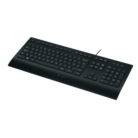 Logitech K280e - Keyboard - USB - German - black - 0