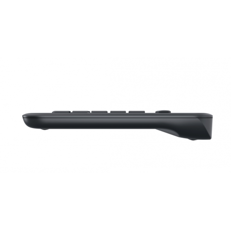 Logitech Wireless Touch Keyboard K400 Plus - Keyboard - wireless - 2.4 GHz - French - black - 3