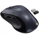 Logitech M510 - Mouse - right-handed - laser - 5 buttons - wireless - 2.4 GHz - USB wireless receiver - black