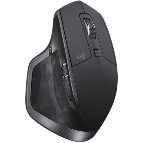 Logitech MX Master 2S - Mouse - laser - 7 buttons - wireless - 2.4 GHz - Logitech Unifying receiver - graphite - 1