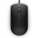 Dell MS116 - Mouse - optical - 2 buttons - wired - USB - black - for Chromebook 11 3180, 13 3380; Latitude 34XX, 5285 2-in-1; Precision 35XX, 55XX, 75XX, 77XX