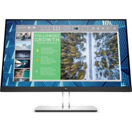 HP E24q G4 - E-Series - LED monitor - 24" (23.8" viewable) - 2560 x 1440 QHD @ 60 Hz - IPS - 250 cd / m² - 1000:1 - 5 ms - HDMI, VGA, DisplayPort - black - promo - for P / N: 5P6P8EA#ABU - 4