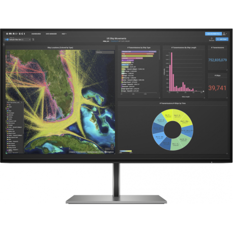 HP Z27k G3 - LED monitor - 27" - 3840 x 2160 4K @ 60 Hz - IPS - 350 cd / m² - 1000:1 - 5 ms - HDMI, DisplayPort, USB-C - for Elite 600 G9, 800 G9; EliteBook 830 G6; Laptop 15; ZBook Firefly 14 G9; ZBook Fury 16 G9 - 0
