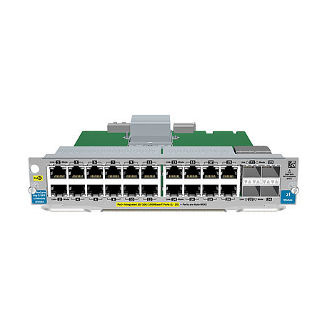 HPE - Expansion module - Gigabit Ethernet x 20 + 4 x SFP - for HPE 8206, 8212; HPE Aruba 5406, 5412 - 0