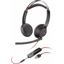 Poly Blackwire 5220 - 5200 Series - headset - on-ear - wired - USB, 3.5 mm jack - Certified for Microsoft Teams