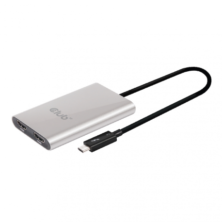 Club 3D SenseVision - External video adapter - Thunderbolt 3 - 2 x HDMI - 11