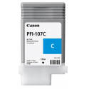 Canon PFI-107 C - 130 ml - cyan - original - ink tank - for imagePROGRAF iPF670, iPF680, iPF685, iPF770, iPF780, iPF785