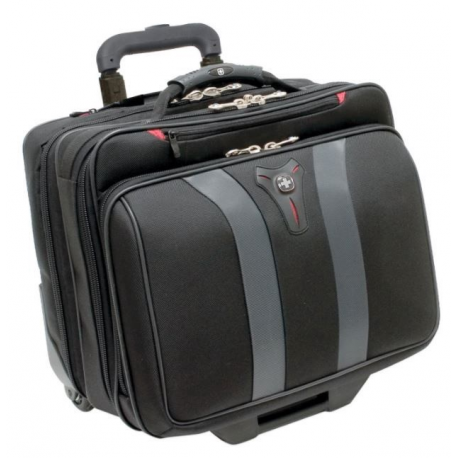 Wenger Granada - Notebook carrying case - 17" - grey, black - 0