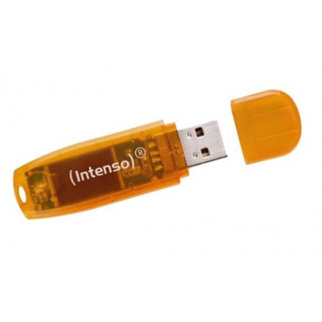 Intenso Rainbow Line - USB flash drive - 64 GB - USB - orange - 1