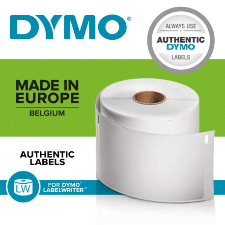 DYMO LabelWriter Wireless - Label printer - direct thermal - Roll (6.2 cm) - 600 x 300 dpi - up to 71 labels/min - capacity: 1 roll - USB, Wi-Fi(n) - black - 7