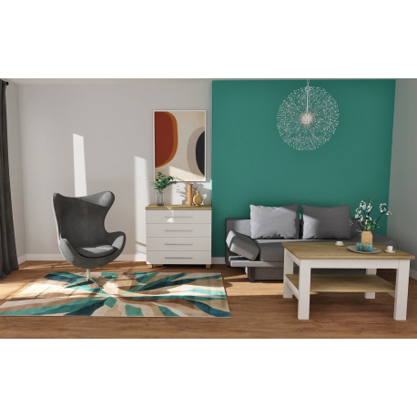 Vision Techmount TM-TELE - Mounting kit (ceiling mount, telescoping rod) - for projector - satin white - ceiling mountable - 6