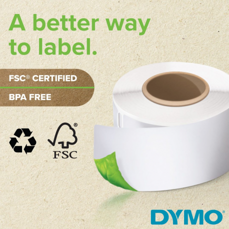 DYMO LabelWriter Extra Large Shipping Labels - 104 x 159 mm 220 label(s) (1 roll(s) x 220) shipping labels - for DYMO LabelWriter 4XL - 10