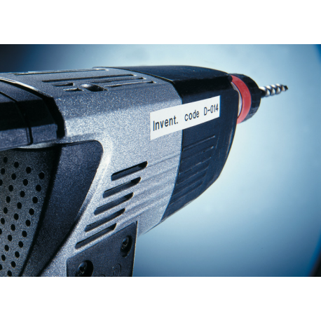 DYMO - Nylon - black on white - Roll (1.2 cm x 3.5 m) 1 cassette(s) flexible tape - for ExecuLabel LM150; LabelMANAGER - 13