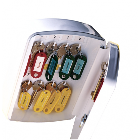 DYMO D1 - Self-adhesive - red on white - Roll (1.2 cm x 7 m) 1 cassette(s) label tape - for LabelMANAGER 100, 160, 210, 220, 260, 280, 300, 360, 420, Wireless PnP; LabelPOINT 250 - 2