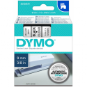 DYMO D1 - Self-adhesive - black on transparent - Roll (0.9 cm x 7 m) 1 cassette(s) label tape - for LabelMANAGER 100, 160, 210, 220, 260, 280, 300, 360, 420, Wireless PnP; LabelPOINT 250