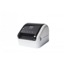 Brother QL-1100c - Label printer - direct thermal - Roll (10.36 cm) - 300 x 300 dpi - up to 110 mm/sec - USB 2.0 - cutter - white, glossy black
