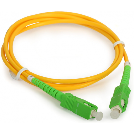 MicroConnect - Network cable - SC / APC single-mode (M) to SC / APC single-mode (M) - 3 m - fibre optic - yellow - 0