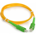 MicroConnect - Network cable - SC / APC single-mode (M) to SC / APC single-mode (M) - 3 m - fibre optic - yellow