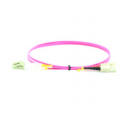 MicroConnect - Network cable - LC/UPC multi-mode (M) to SC/UPC multi-mode (M) - 10 m - fibre optic - 50 / 125 micron - OM4 - halogen-free - violet erica